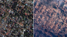 Φωτιές στην Καλιφόρνια: Η καταστροφή μέσα από δορυφορικές φωτογραφίες - Απαγόρευση κυκλοφορίας εν μέσω λεηλασιών