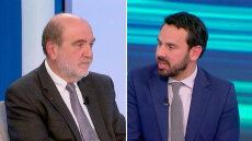 Ξέφυγε ο Αλεξιάδης για τα Τέμπη: Η κυβέρνηση δολοφόνησε τους 57 - Απείλησε να ρίξει ποτήρι με νερό στον Ρωμανό