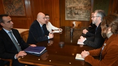 Ο Νίκος Δένδιας συναντήθηκε με τους αντιπροέδρους της ΕΤΕπ 