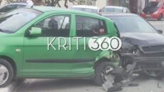 Σφοδρή σύγκρουση οχημάτων στην παλαιά εθνική οδό Χανίων – Κισσάμου