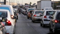 Κίνηση: Μετ’ εμποδίων η κυκλοφορία στον Κηφισό μετά από καραμπόλα τριών αυτοκινήτων