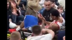 Άτυχος ξανά ο Μπολομπόι, έφυγε με φορείο από τον αγώνα Ερυθρός Αστέρας-Αρμάνι Μιλάνο - Βίντεο