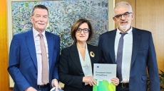 Συνάντηση του προέδρου του Ευρωπαϊκού Ελεγκτικού Συνεδρίου με την Σωτηρία Ντούνη