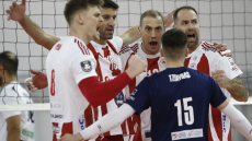 Ολυμπιακός - Ο.Φ.Η., 3-1: Στον τελικό του Κυπέλλου βόλεϊ ανδρών οι Πειραιώτες - Βίντεο 