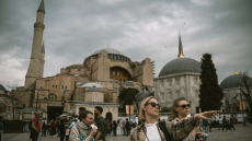 Αγία Σοφία: Φωτογραφίες και βίντεο από τη μεγαλύτερη αποκατάσταση στην ιστορία του τρούλου της 