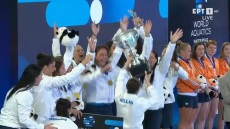 Εθνική πόλο γυναικών: Το βίντεο της απονομής του χρυσού μεταλλίου