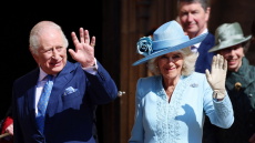 Στην πασχαλινή λειτουργία ο Κάρολος με την Καμίλα - Απουσίαζαν Γουίλιαμ και Κέιτ