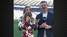 Άρωμα... Παναθηναϊκού στο  Λάτσιο - Γιουβέντους, δίδυμο Στραματσόνι με Ντιλέτα Λεότα στο σχόλιο του αγώνα - Βίντεο 