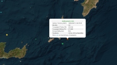 Σεισμός 3,9 Ρίχτερ ανοιχτά της Καρπάθου