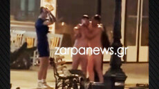 Χανιά: Γυμνοί ναύτες από το βρετανικό αεροπλανοφόρο προκαλούν στο Ενετικό Λιμάνι 