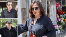 Αχιλλέας Θεοφίλου - Κηδεία: Το «ευχαριστώ» της Χαρούλας Αλεξίου - Συγγενείς και φίλοι είπαν αντίο στον μουσικό παραγωγό
