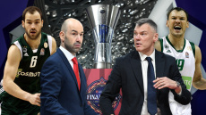 Σπανούλης - Γιασικεβίτσιους: Από συμπαίκτες και πρωταθλητές Ευρώπης με τον Παναθηναϊκό αντίπαλοι προπονητές στον τελικό της Euroleague 