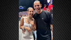 Άμπου Ντάμπι: «Η σκέψη μου ήταν να το κάνω στον μεγάλο τελικό αλλά και ο μικρός μας έκανε» λέει ο Έλληνας που έκανε πρόταση γάμου στο Final 4