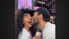 Η Σολωμού πήγε στη συναυλία του Τζάστιν Τίμπερλεϊκ στην Ιταλία - Το φιλί στο στόμα με τον Αλμπάνη
