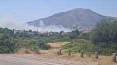 Εκκενώνονται Ανάβυσσος και Παλαιά Φώκαια - Φωτιά τώρα κοντά σε σπίτια, δείτε φωτογραφίες