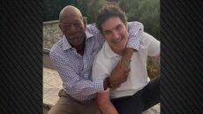 Μόργκαν Φρίμαν: Στους Παξούς ο ηθοποιός - Η συνάντησή του με τον Χριστόφορο Παπακαλιάτη και τη Μαρία Καβογιάννη