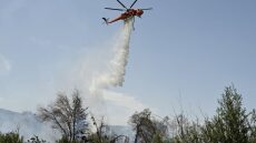 Χωρίς ενεργό μέτωπο η φωτιά στην Κάτω Κρυά Λασιθίου

