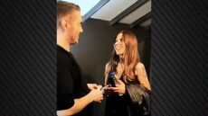 Μιχάλης Χατζηγιάννης: Η συνάντησή του με την Ευρυδίκη και η αγκαλιά στα παρασκήνια - Δείτε βίντεο