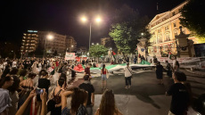 Πορεία στη Θεσσαλονίκη για την Παλαιστίνη - Δείτε φωτογραφίες