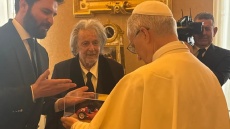 Ο Αλ Πατσίνο συνάντησε τον Πάπα Λέοντα ΙΔ’ στο Βατικανό