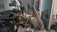 Βομβαρδισμένο τοπίο ο χώρος του νεκροτομείου στο Νοσοκομείο Σερρών μετά την έκρηξη - Δείτε φωτογραφίες