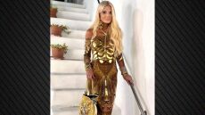 Φωτογραφίες: Το χρυσό, ιδιαίτερο φόρεμα της Μαρίνας Σταυράκη