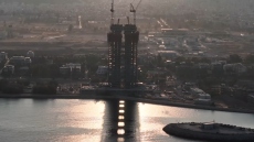 Riviera Tower: Εντυπωσιακά πλάνα από τον ουρανοξύστη που έφτασε ήδη τα 113 μέτρα ύψος