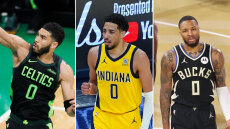 H κατάρα της φανέλας «0» στο ΝΒΑ: Χαλιμπέρτον, Τέιτουμ, Λίλαρντ υπέστησαν ρήξη αχίλλειου στα φετινά πλέι οφ
