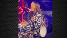 Η Ρία Ελληνίδου έπαιξε τουμπερλέκι - Δείτε βίντεο