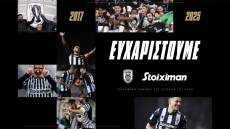 Τα 8 υπέροχα χρόνια του ΠΑΟΚ και της Stoiximan, σε ένα video!
