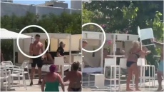 Αγγλία: Σάλος με παίκτη της Όλνταμ στην Ίμπιζα, πέταξε καρέκλα στο κεφάλι γυναίκας! - Βίντεο
