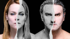 Λένα Παπαληγούρα - Ηλίας Μελέτης Ετοιμάζονται για την πρεμιέρα της «Αντιγόνης»