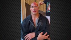 Ο Ντουέιν Τζόνσον άφησε τις κόρες του να τον βάψουν  - Δείτε το βίντεο