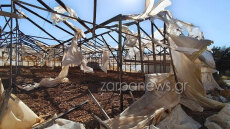 Τεράστιες καταστροφές στα θερμοκήπια από τους δυνατούς ανέμους στα Χανιά - Δείτε βίντεο και φωτογραφίες
