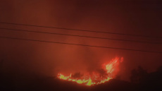 Μάχη με διάσπαρτες εστίες στην Ιεράπετρα - Αναζωπύρωση σε χαράδρα σε Άη Γιαννη και Φέρμα