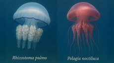 Μετά τις μωβ και οι γαλάζιες μέδουσες στις ελληνικές θάλασσες - Οι διαφορές τους και τα χαρακτηριστικά τους
