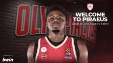 Ο Ολυμπιακός ανακοίνωσε την απόκτηση του Κώστα Αντετοκούνμπο