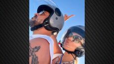 Βάσω Λασκαράκη - Λευτέρης Σουλτάτος: Το φωτογραφικό άλμπουμ των διακοπών τους από τη Σαντορίνη