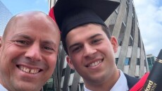 Στέλιος Γιαννακόπουλος: Πήρε πτυχίο Πολιτικού Μηχανικού στην Αγγλία ο γιος του - Φωτογραφίες 