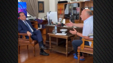 Ο «απολαυστικός» διάλογος Γεωργιάδη - Μπέου: «Σε παραδέχομαι, είσαι ο Ρονάλντο», δείτε βίντεο