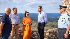 Άσκηση ετοιμότητας για την αντιμετώπιση πυρκαγιάς στον Αρχαιολογικό Χώρο του Μυστρά