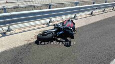 Νεκρός οδηγός μηχανής σε τροχαίο στην Αθηνών - Λαμίας 