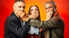 Αιμίλιος Χειλάκης, Αθηνά Μαξίμου και Θανάσης Κουρλαμπάς κάνουν «#Cancel» στο Θέατρο Αθηνών