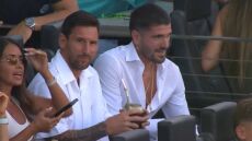 Παρέα με τον Μέσι στην κερκίδα ο Ντε Πολ, είδε για πρώτη φορά την Ίντερ Μαϊάμι - Βίντεο