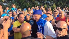 Αποθεωτική υποδοχή για τον Νταβίντ Λουίζ στην Πάφο - Δείτε βίντεο