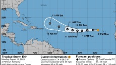 ΗΠΑ: Η τροπική καταιγίδα Έριν σχηματίστηκε κοντά στο Πράσινο Ακρωτήρι