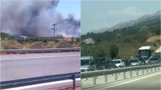 Φωτιά σε χωράφια στο Αγρίνιο δίπλα από την Ιόνια Οδό - Τέθηκε άμεσα υπό έλεγχο