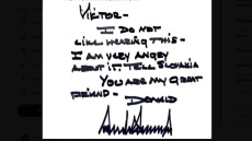 Σημείωμα που έστειλε ο Τραμπ στον Όρμπαν για την ουκρανική επίθεση σε αγωγό πετρελαίου, δημοσίευσαν οι Ούγγροι