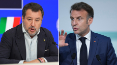 Διπλωματικό επεισόδιο Γαλλίας - Ιταλίας μετά την ατάκα Σαλβίνι «να πάει ο Μακρόν με κράνος και τουφέκι στην Ουκρανία»