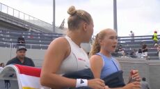 Αμήχανη στιγμή για την Αντρέεβα στο US Open - Οπαδός «εισέβαλε» στον πάγκο - Βίντεο
